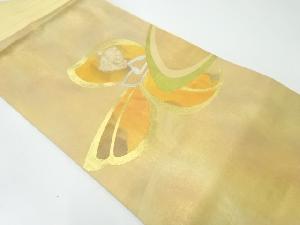 花模様織出し名古屋帯